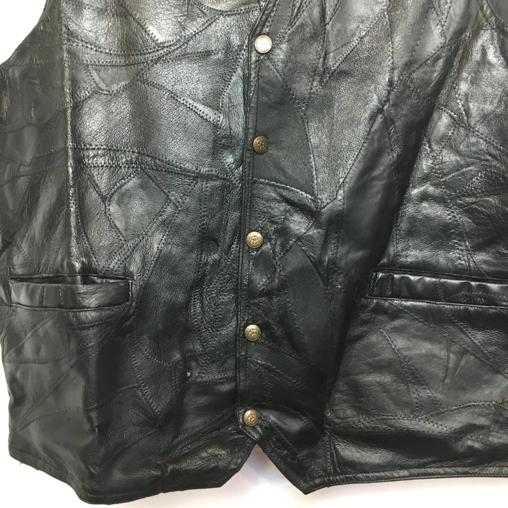 Cellini Collection Bikers Patchwork Leather Moto … - image 7